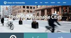Desktop Screenshot of cleanairpartnership.org